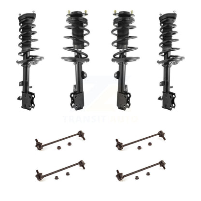 Complete Strut & TOR Bar Link Front Rear Kit (8Pc) For 09-12 Toyota Venza AWD