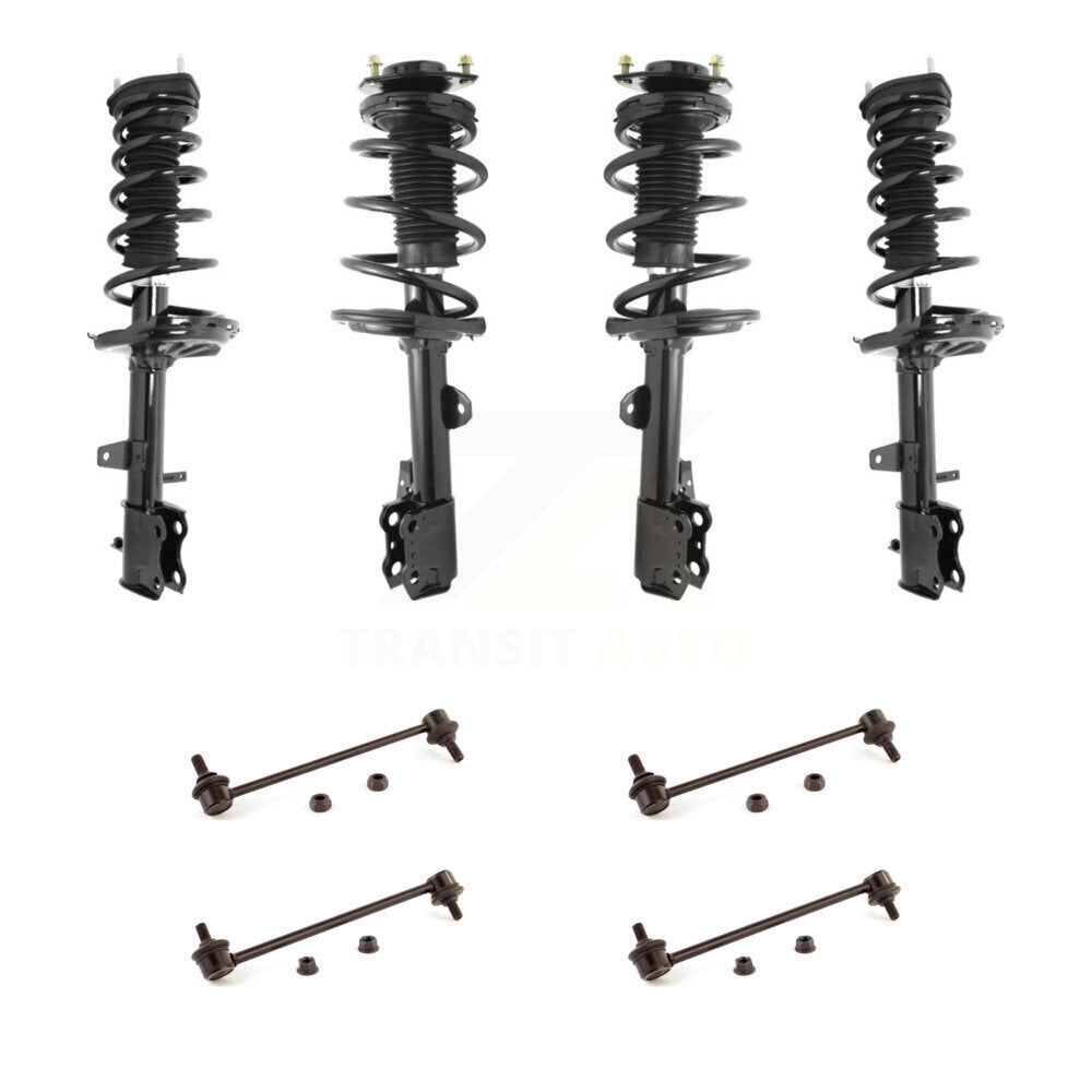 Complete Strut & TOR Bar Link Front Rear Kit (8Pc) For 13-16 Toyota Venza AWD