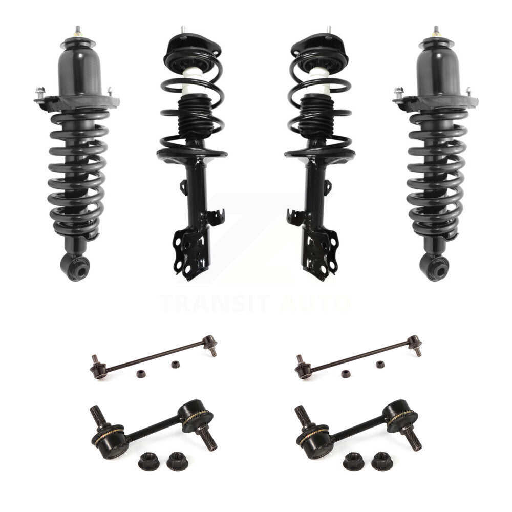Complete Strut & TOR Bar Link Front Rear Kit (8Pc) For Toyota Matrix Pontiac AWD