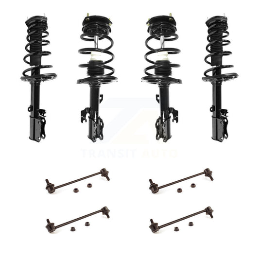 Complete Strut & TOR Bar Link Front Rear Kit (8Pc) For Toyota Camry Solara Lexus