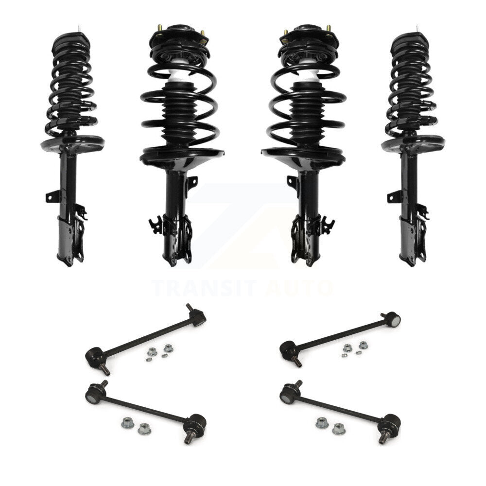 Complete Strut & TQ sway Bar Link Front Rear Kit (8Pc) For Toyota Camry Solara