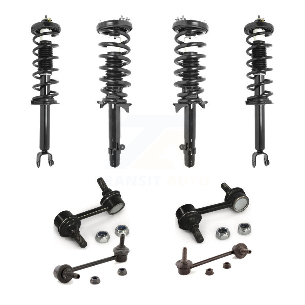 Complete Strut & TQ sway Bar Link Front Rear Kit (8Pc) For 2009-2014 Acura TSX