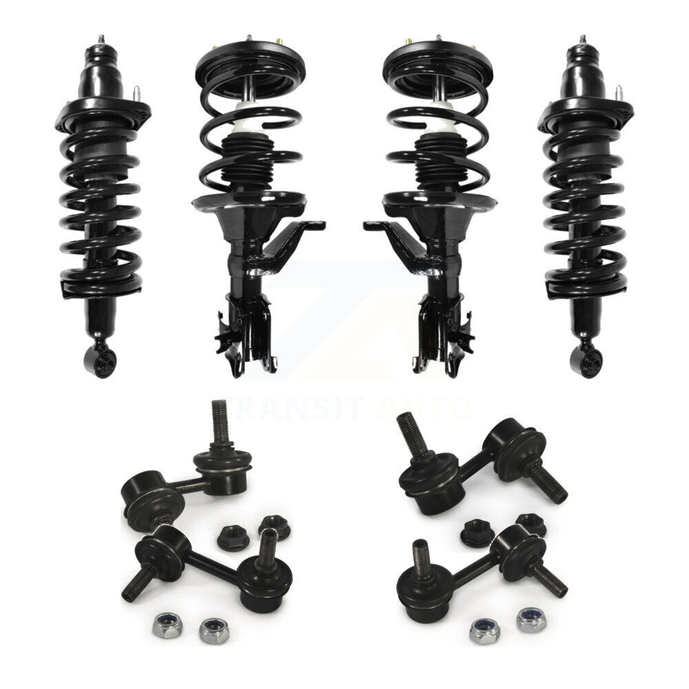 Complete suspension Strut & TQ Bar Link Front Rear Kit (8Pc) For Honda Civic