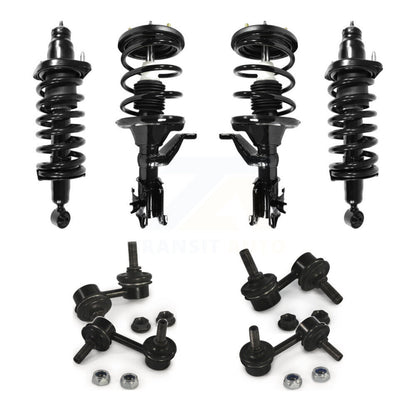 Complete suspension Strut & TQ Bar Link Front Rear Kit (8Pc) For Honda Civic