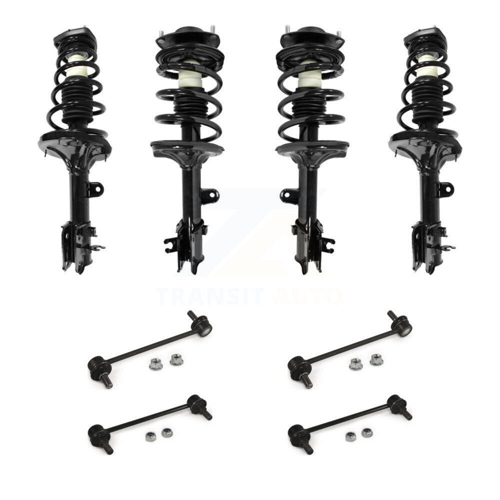 Complete Strut & TQ sway Bar Link Front Rear Kit (8Pc) For Hyundai Tucson Kia