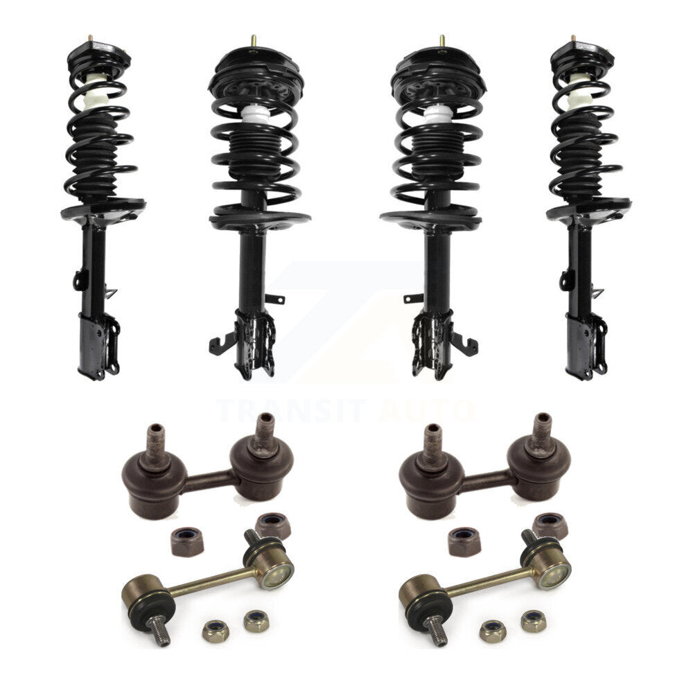 Complete Strut & TQ Bar Link Front Rear Kit (8Pc) For 1998-2002 Chevrolet Prizm