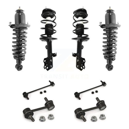 Complete Strut & TQ Bar Link Front Rear Kit (8Pc) For Toyota Matrix Pontiac Vibe