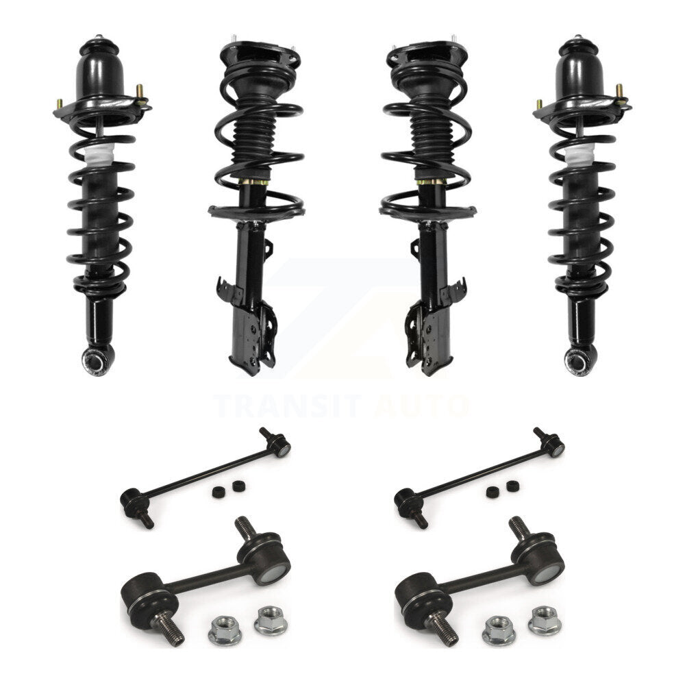 Complete Strut & TQ Bar Link Front Rear Kit (8Pc) For 2003-2006 Toyota Corolla