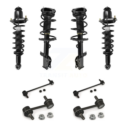 Complete Strut & TQ Bar Link Front Rear Kit (8Pc) For 2003-2006 Toyota Corolla