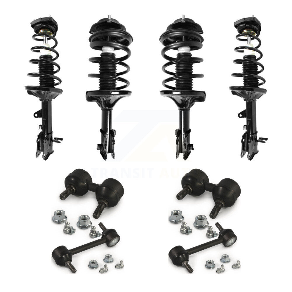 Complete Strut & TQ Bar Link Front Rear Kit (8Pc) For 2001-2006 Hyundai Elantra