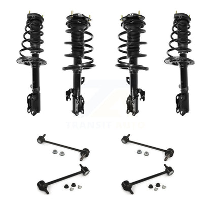 Complete Strut & TQ Bar Link Front Rear Kit (8Pc) For 06 Toyota Avalon To 02