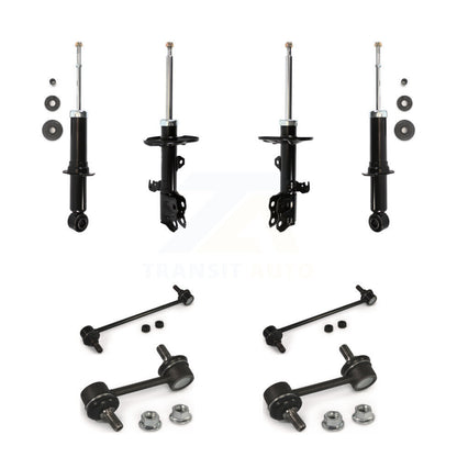 suspension Strut & TQ Bar Link Front Rear Kit (8Pc) For 2010 Pontiac Vibe FWD