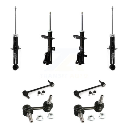 suspension Strut & TQ sway Bar Link Front Rear Kit (8Pc) For Dodge Journey