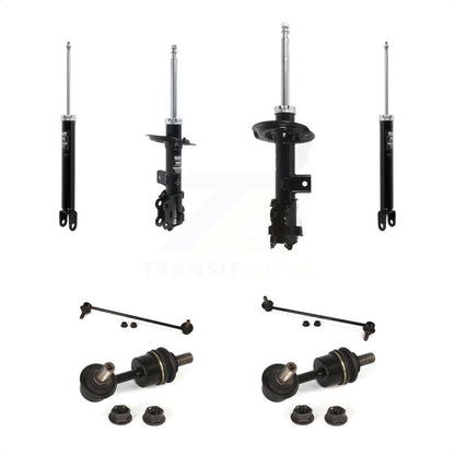 Strut Rear Shock & TOR Bar Link Front Kit (8Pc) For 12 Kia Optima LX/EX/SX