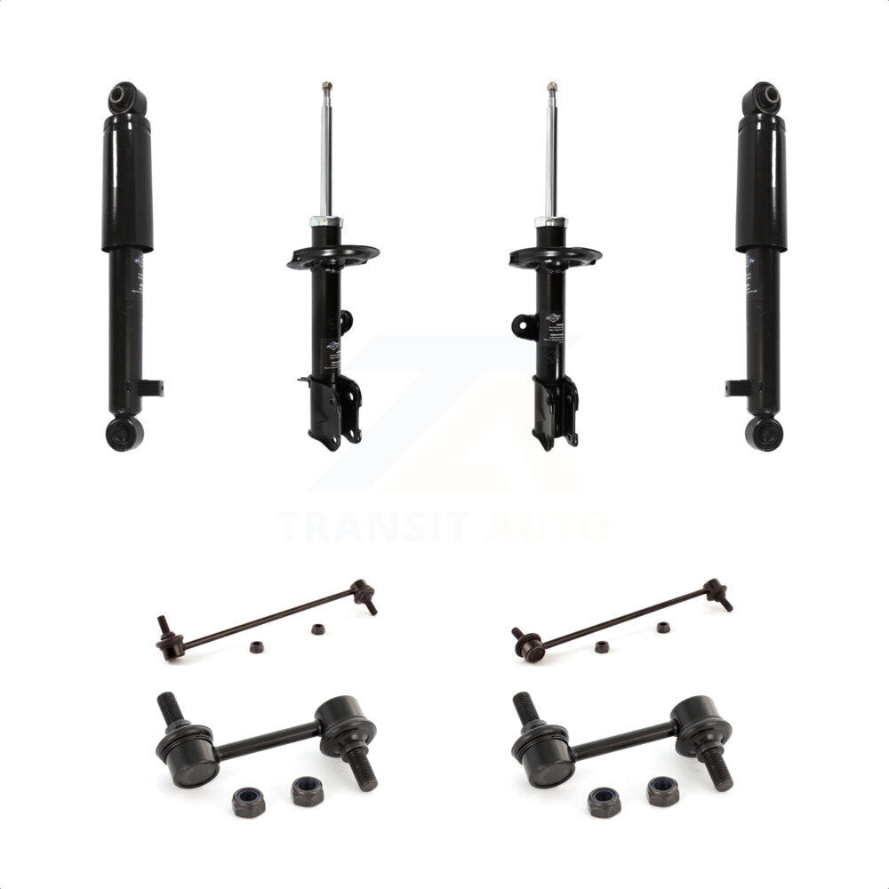 Strut Rear Shock & TOR Bar Link Front Kit (8Pc) For Hyundai Santa Fe Kia