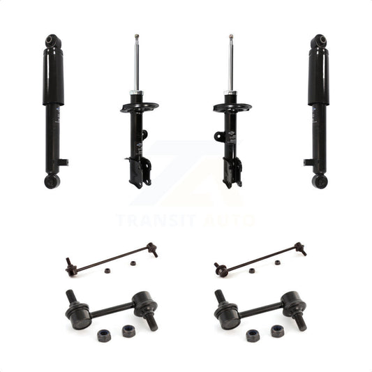 Strut Rear Shock & TOR Bar Link Front Kit (8Pc) For Hyundai Santa Fe Kia