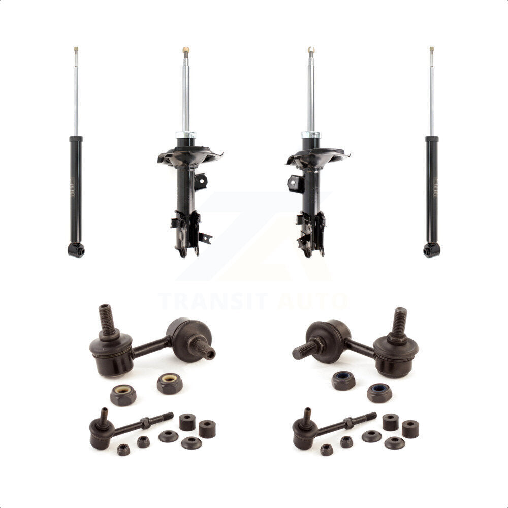 Strut Rear Shock & TOR sway Bar Link Front Kit (8Pc) For Hyundai Accent