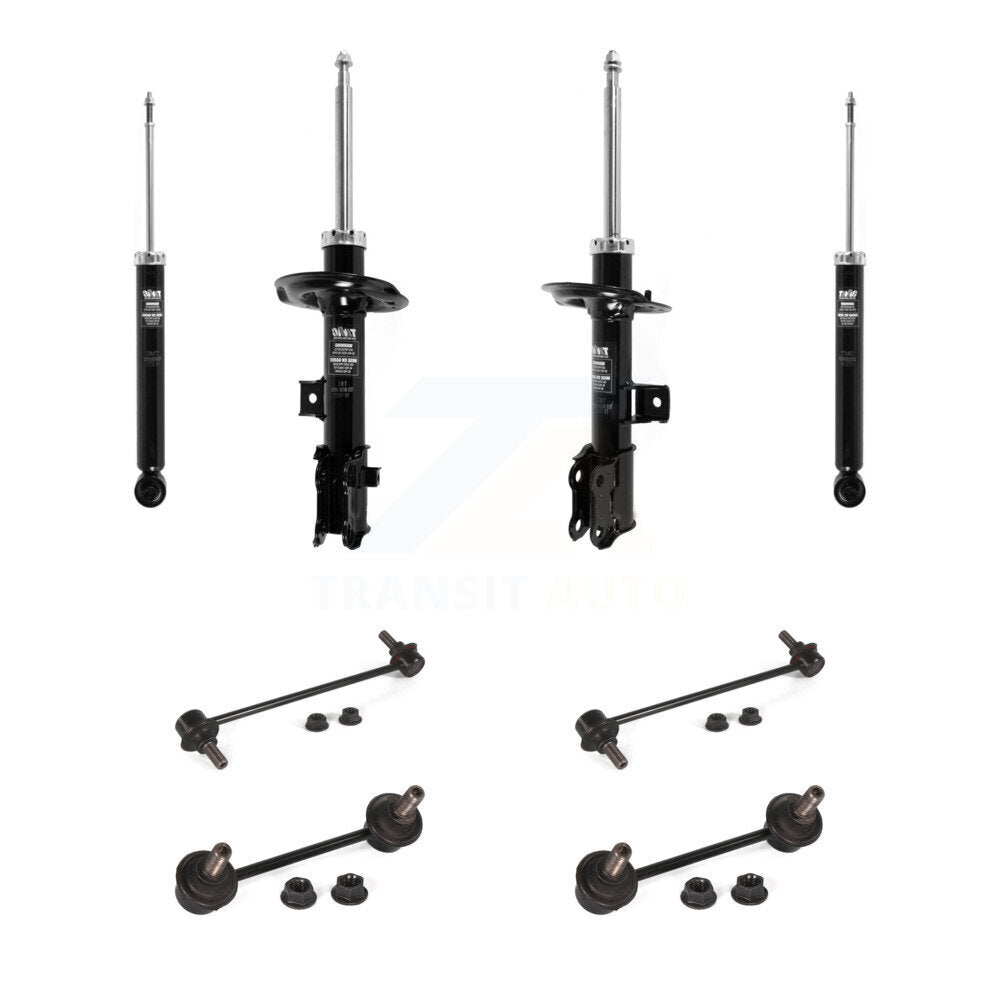 Suspension Strut Rear Shock & TOR Bar Link Front Kit (8Pc) For Kia Sportage