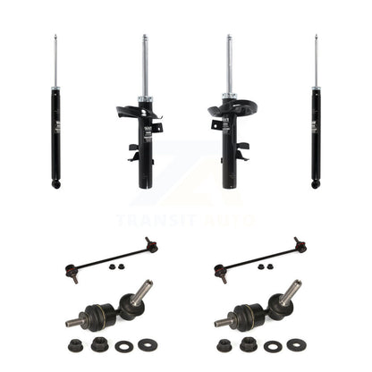 Suspension Strut Rear Shock & TOR Bar Link Front Kit (8Pc) For Ford Focus