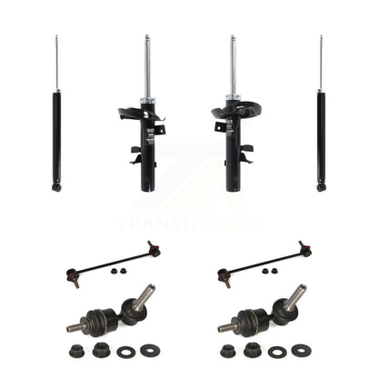 Suspension Strut Rear Shock & TOR Bar Link Front Kit (8Pc) For Ford C-Max