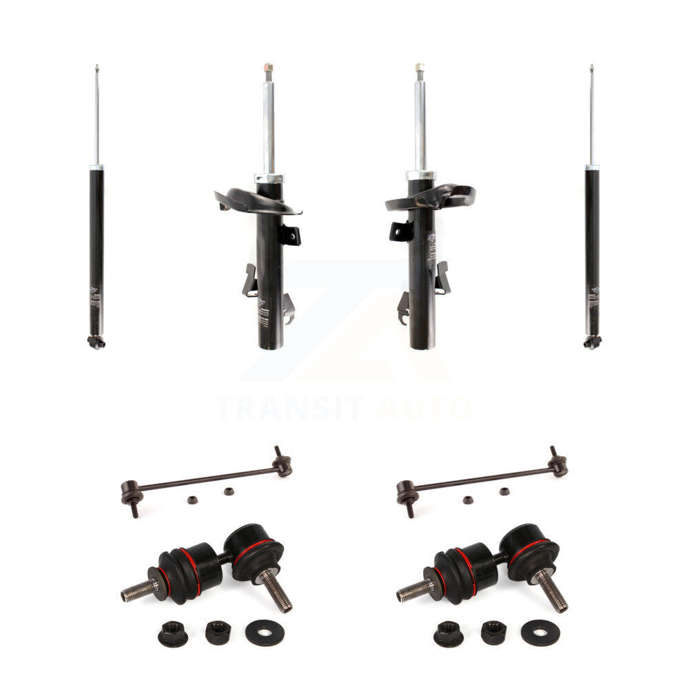 Suspension Strut Rear Shock & TOR Bar Link Front Kit (8Pc) For Mazda 3 5