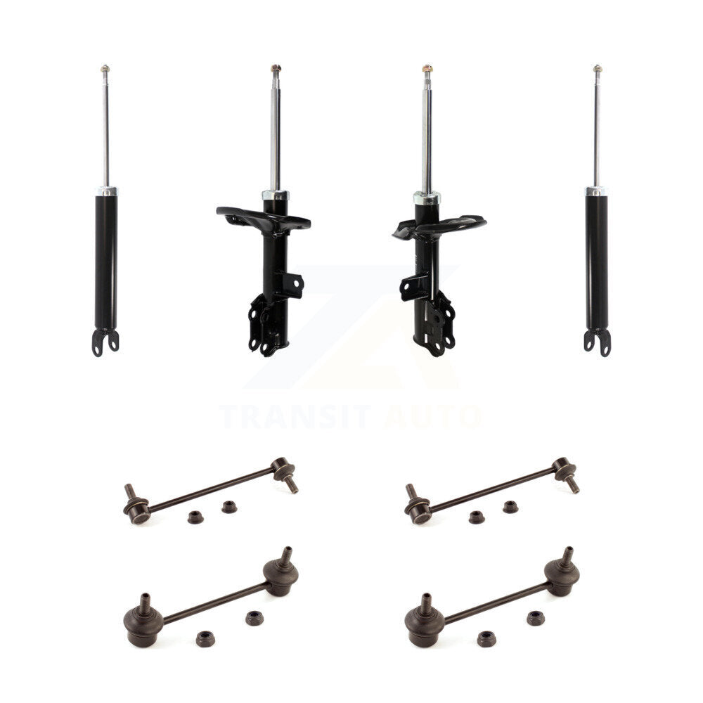 Strut Rear Shock & TOR sway Bar Link Front Kit (8Pc) For Hyundai Elantra
