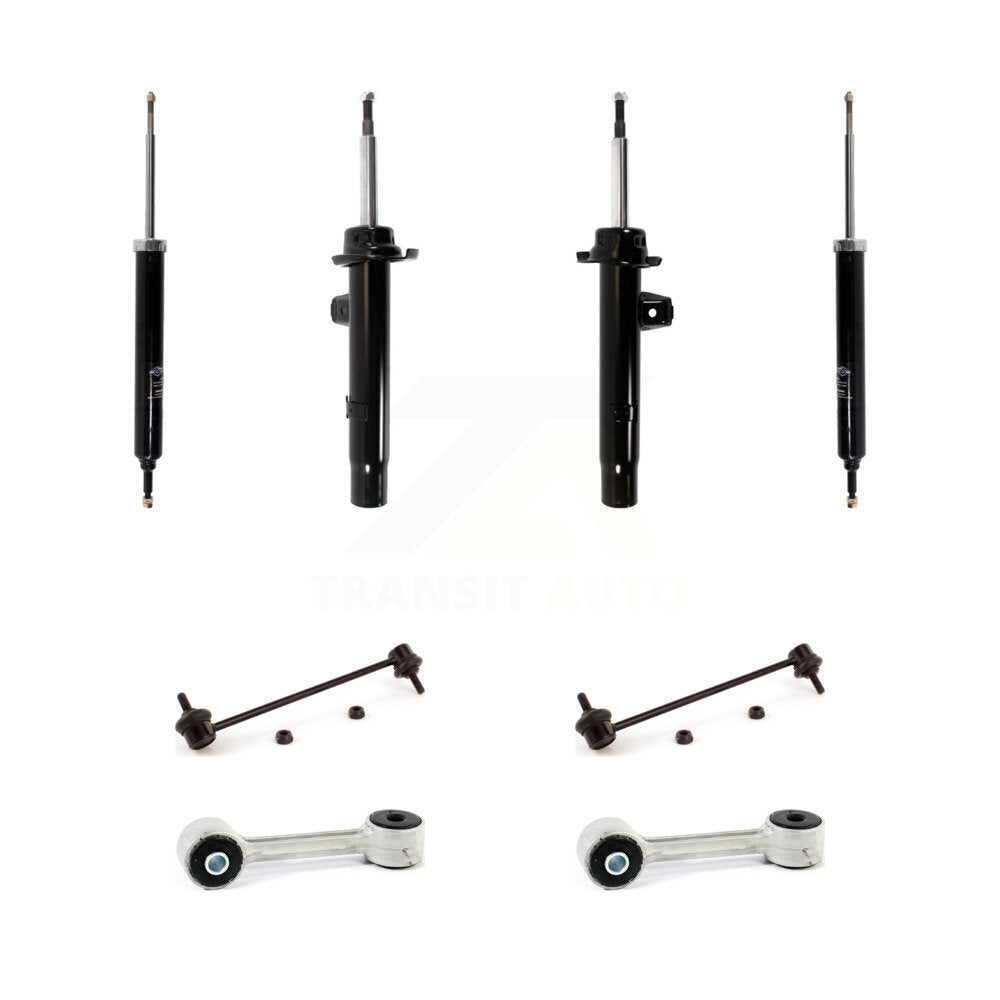 Suspension Strut Rear Shock & TOR Bar Link Front Kit (8Pc) For BMW 330Ci