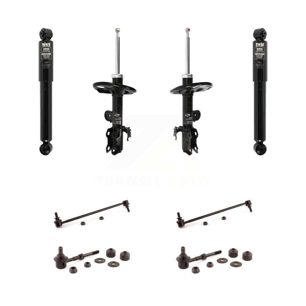 Strut Rear Shock & TOR Bar Link Front Kit (8Pc) For 2006-2012 Toyota RAV4
