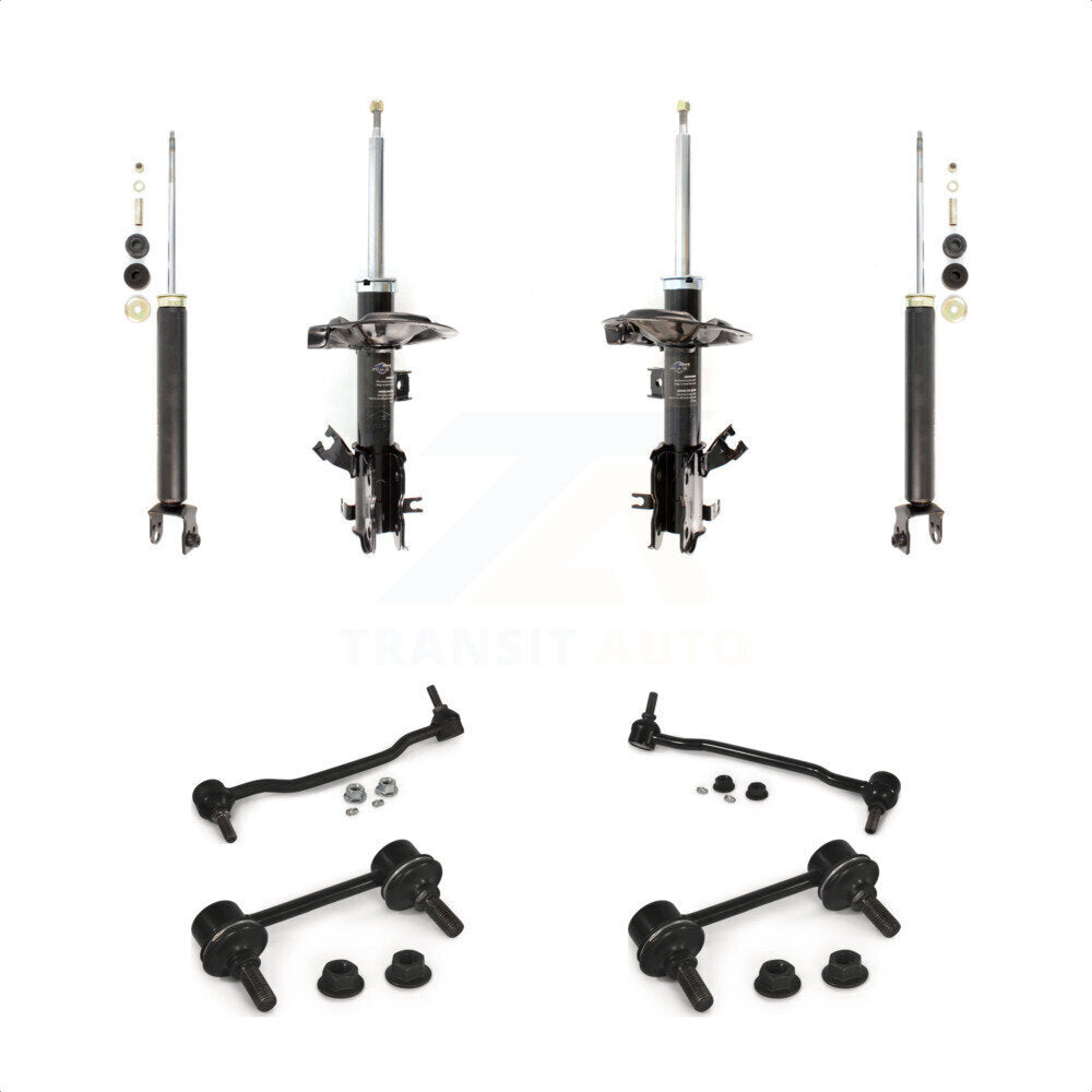 Strut Rear Shock & TQ Bar Link Front Kit (8Pc) For 2002-2006 Nissan Altima