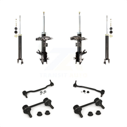 Strut Rear Shock & TQ Bar Link Front Kit (8Pc) For 2002-2006 Nissan Altima