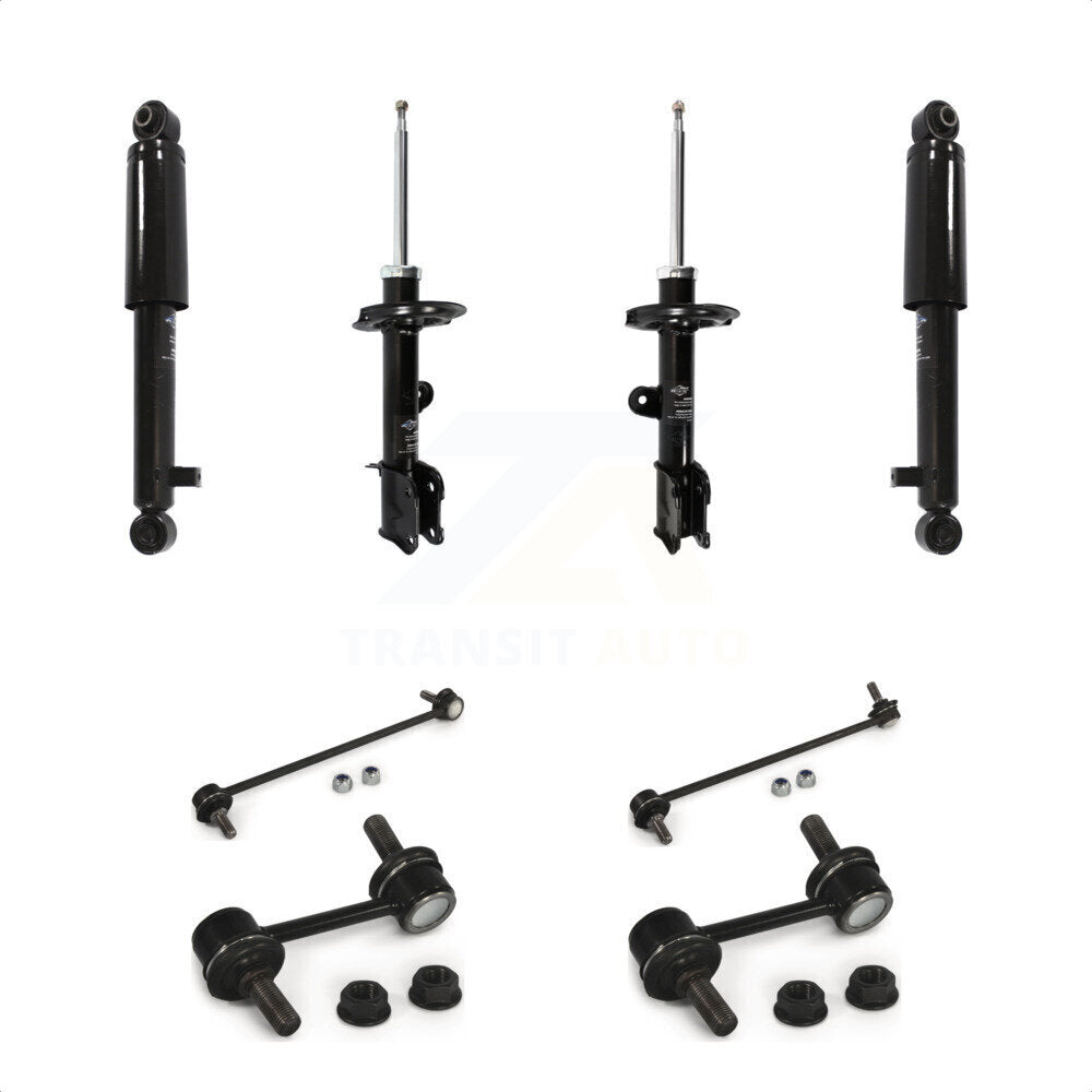 Strut Rear Shock & TQ Bar Link Front Kit (8Pc) For Hyundai Santa Fe Kia