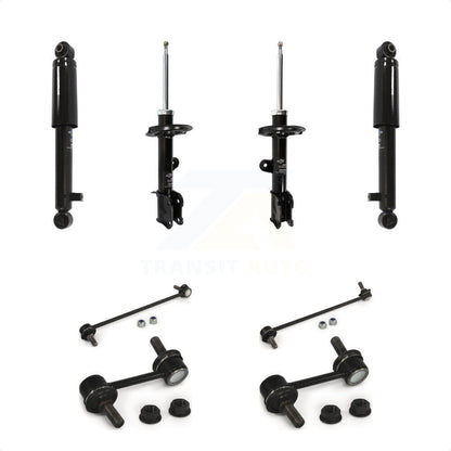 Strut Rear Shock & TQ Bar Link Front Kit (8Pc) For Hyundai Santa Fe Kia