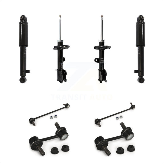Strut Rear Shock & TQ Bar Link Front Kit (8Pc) For Hyundai Santa Fe Kia