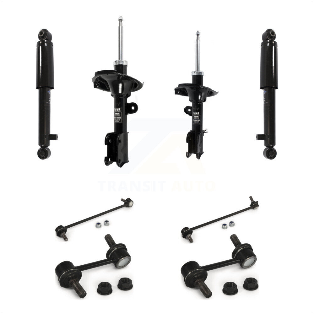 Strut Rear Shock & TQ Bar Link Front Kit (8Pc) For 07-12 Hyundai Veracruz
