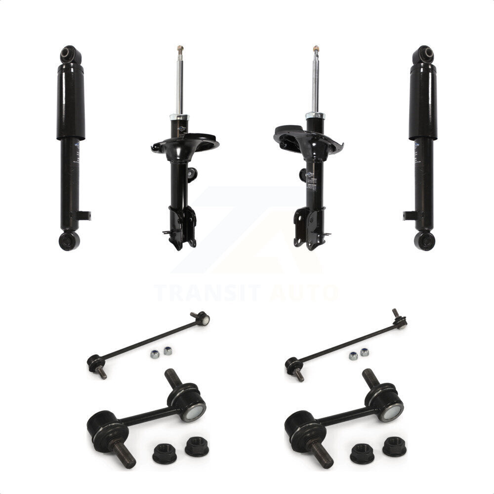 Strut Rear Shock & TQ Bar Link Front Kit (8Pc) For 07-09 Hyundai Santa Fe