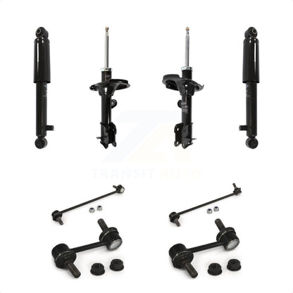 Strut Rear Shock & TQ Bar Link Front Kit (8Pc) For 07-09 Hyundai Santa Fe
