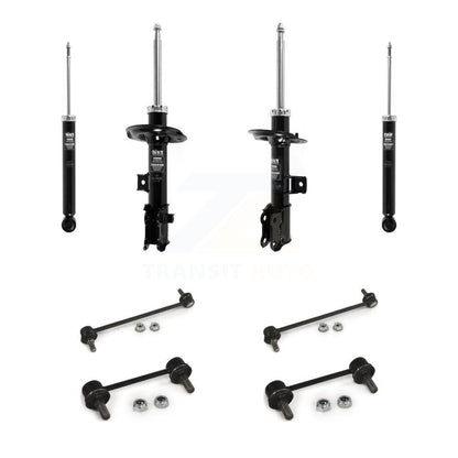 Suspension Strut Rear Shock & TQ Bar Link Front Kit (8Pc) For Kia Sportage