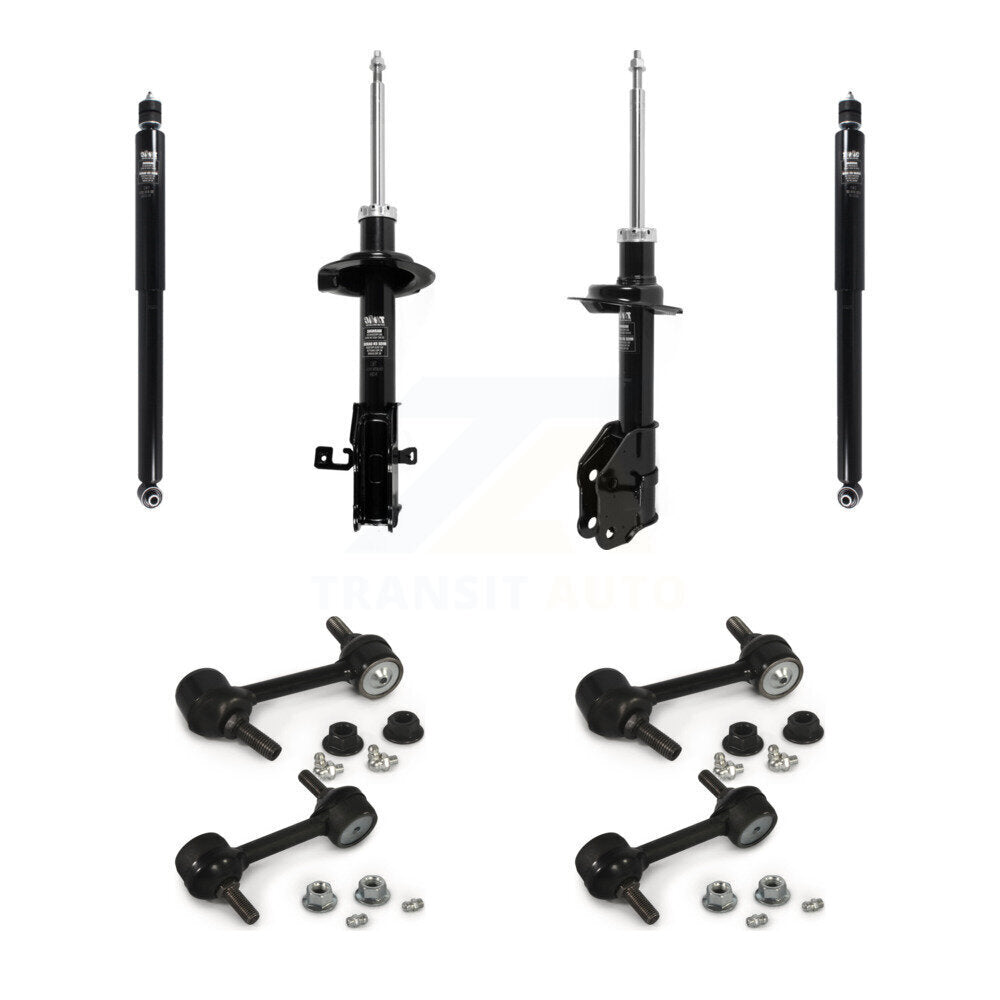 Strut Rear Shock & TQ Bar Link Front Kit (8Pc) For Ford Edge Lincoln MKX