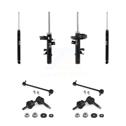 Suspension Strut Rear Shock & TQ Bar Link Front Kit (8Pc) For Ford Focus