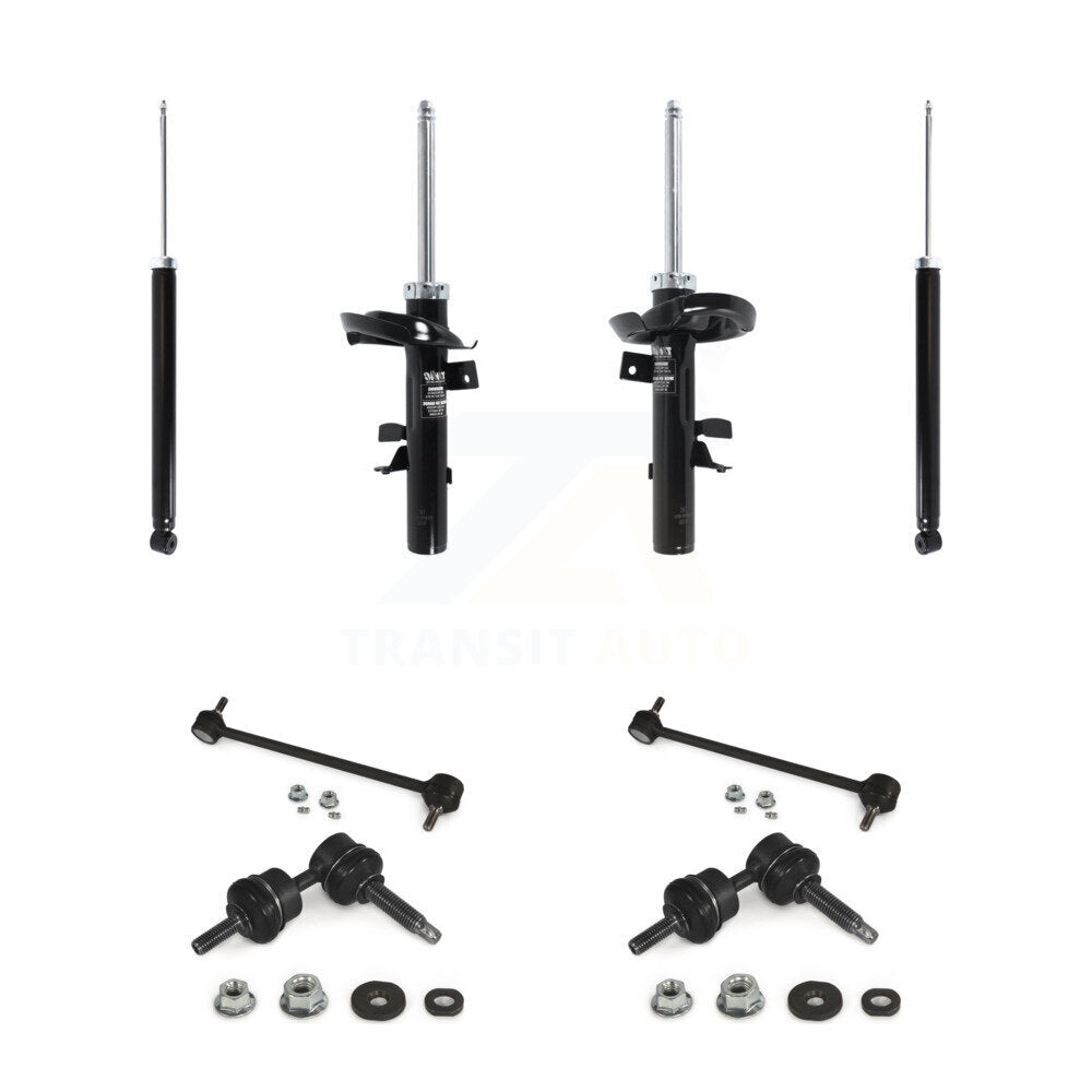 Suspension Strut Rear Shock & TQ Bar Link Front Kit (8Pc) For Ford C-Max