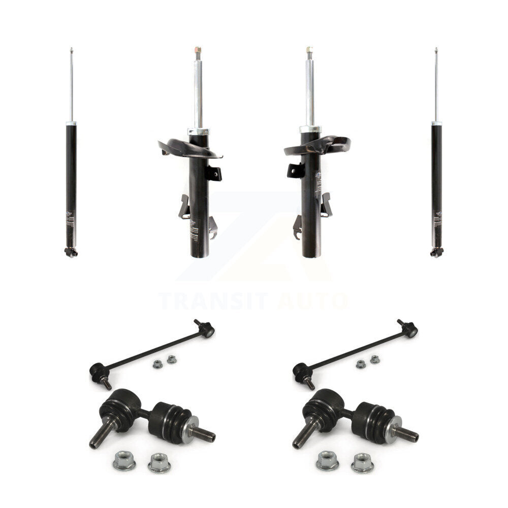 Suspension Strut Rear Shock & TQ Bar Link Front Kit (8Pc) For Mazda 3 5