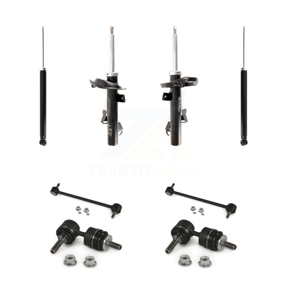 Suspension Strut Rear Shock & TQ sway Bar Link Front Kit (8Pc) For Mazda 3