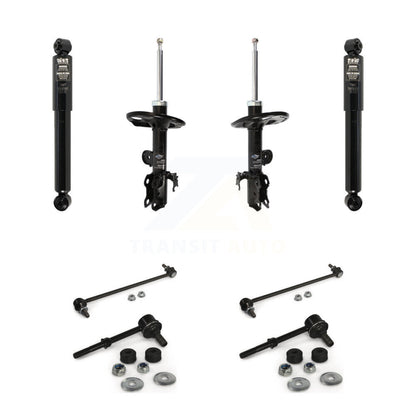 Strut Rear Shock & TQ Bar Link Front Kit (8Pc) For 2006-2012 Toyota RAV4