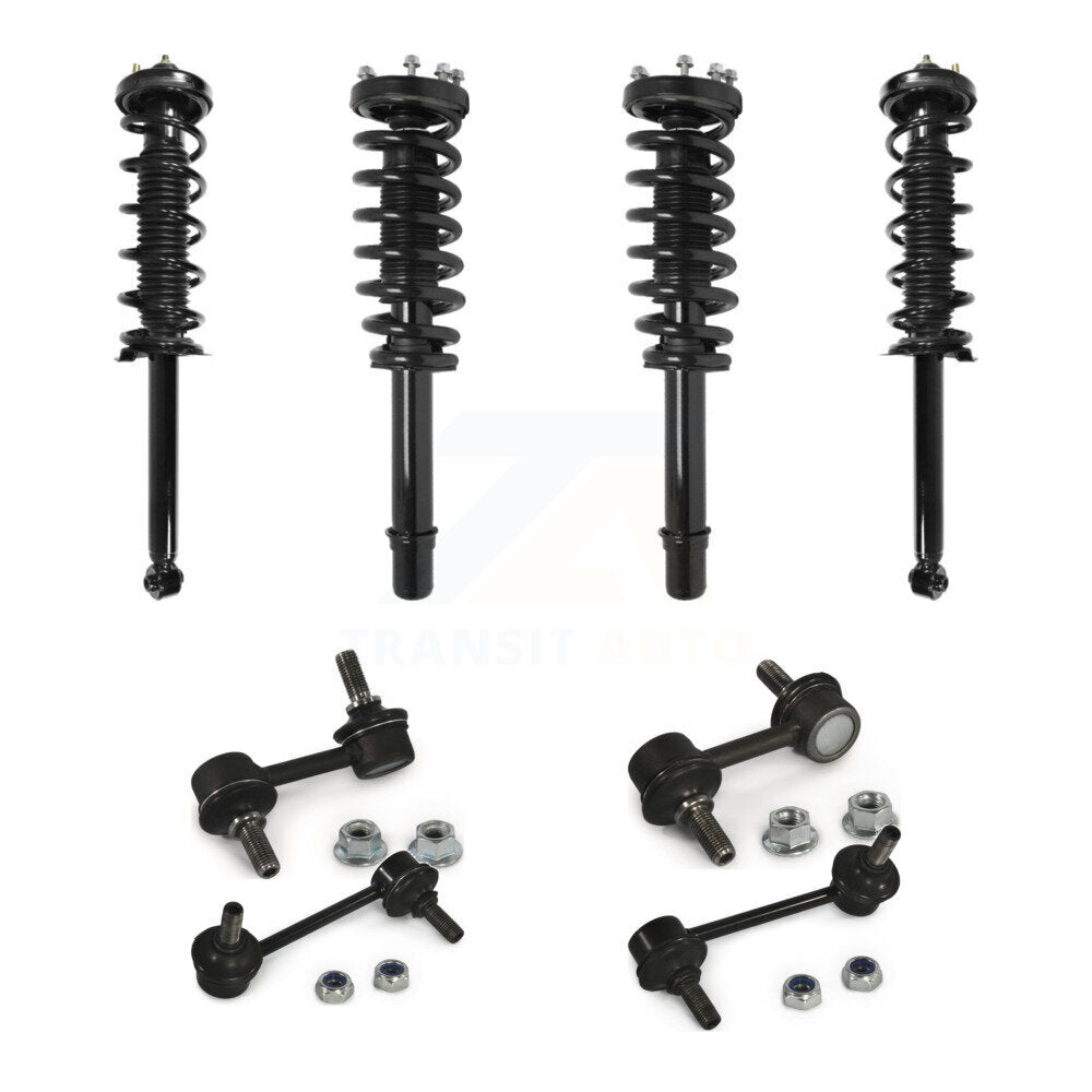 Complete Strut & TQ sway Bar Link Front Rear Kit (8Pc) For 2004-2006 Acura TL