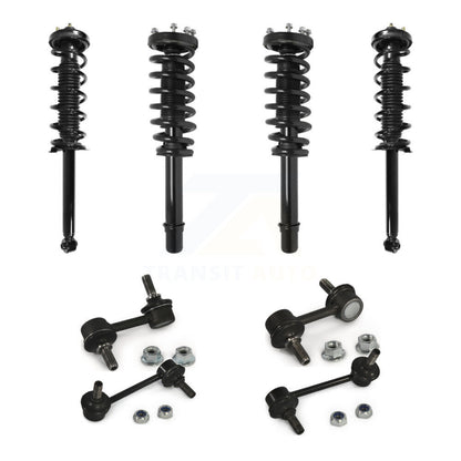 Complete Strut & TQ sway Bar Link Front Rear Kit (8Pc) For 2004-2006 Acura TL