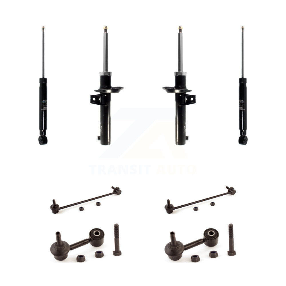 Strut Rear Shock & TOR Bar Link Front Kit For Volkswagen Jetta Golf Rabbit