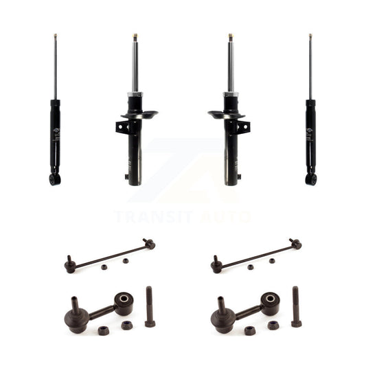 Strut Rear Shock & TOR Bar Link Front Kit For Volkswagen Jetta Golf Rabbit