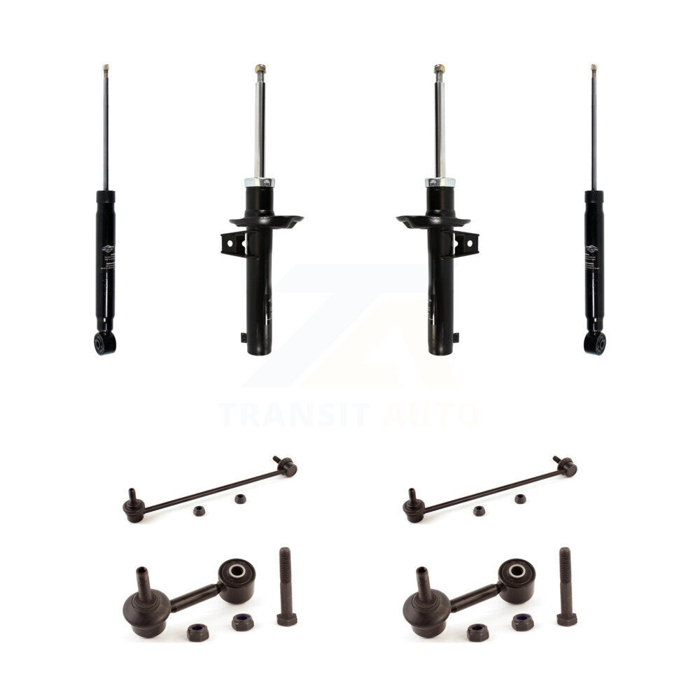 Strut Rear Shock & TOR Bar Link Front Kit For Volkswagen Jetta GTI Audi A3