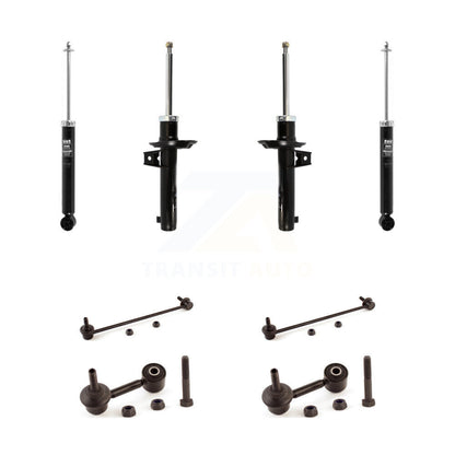 Suspension Strut Rear Shock & TOR Bar Link Front Kit For Volkswagen Jetta