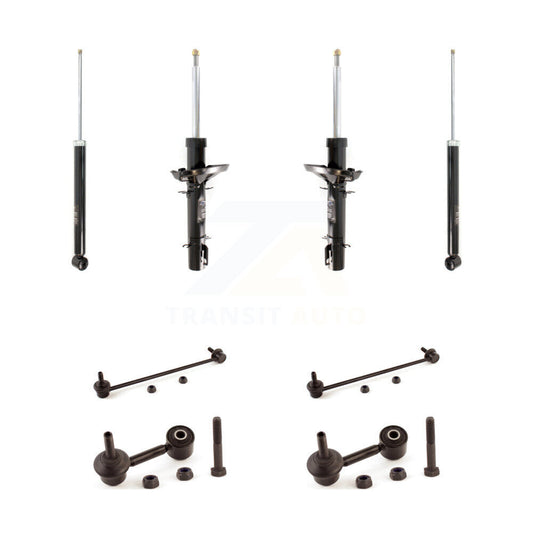 Suspension Strut Rear Shock & TOR Bar Link Front Kit For Volkswagen Jetta